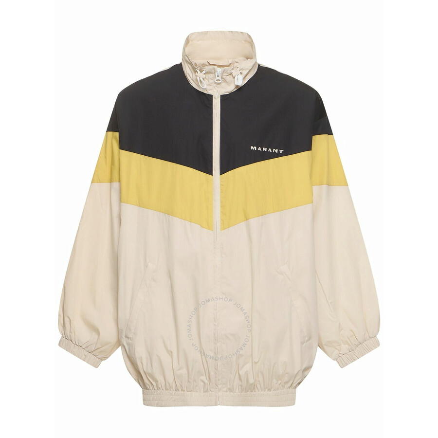 Isabel Marant Men's Yellow Brad Logo-embroidered Jacket In Yellow