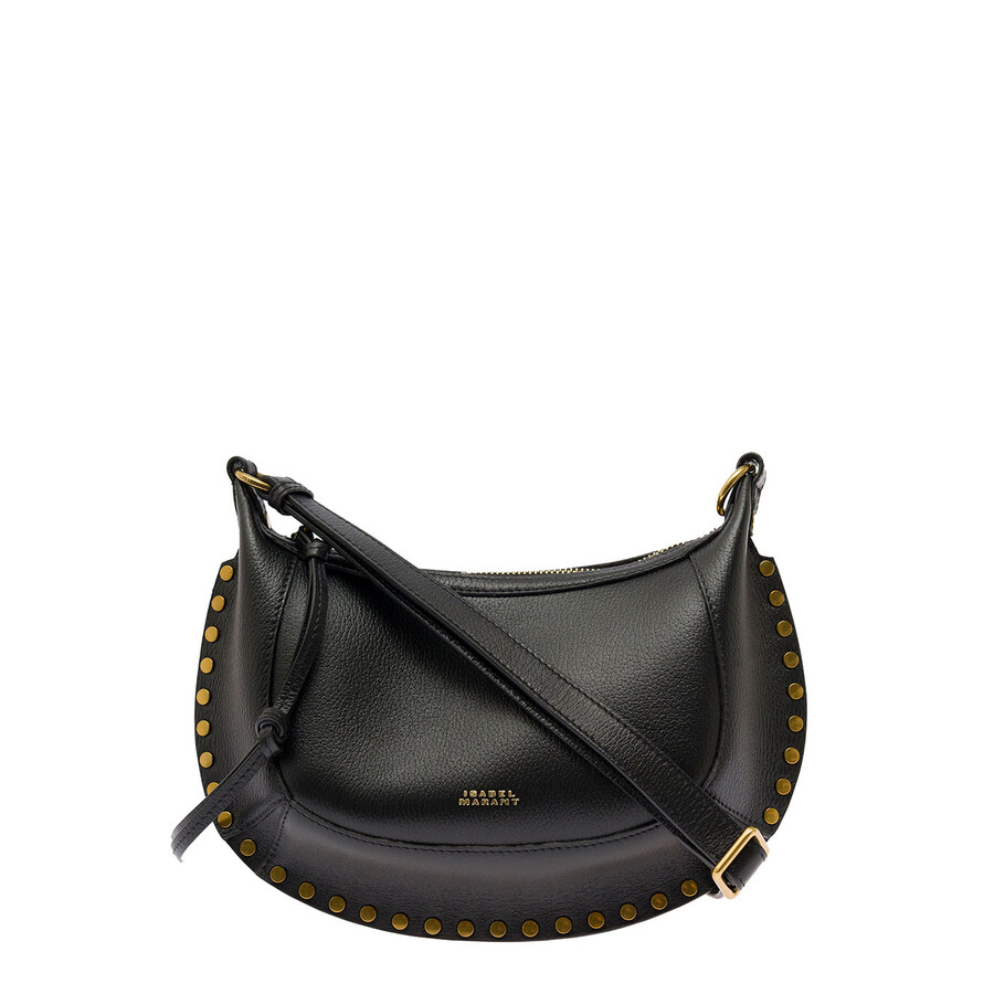 Isabel Marant Oslan Shoulder Bag In Black