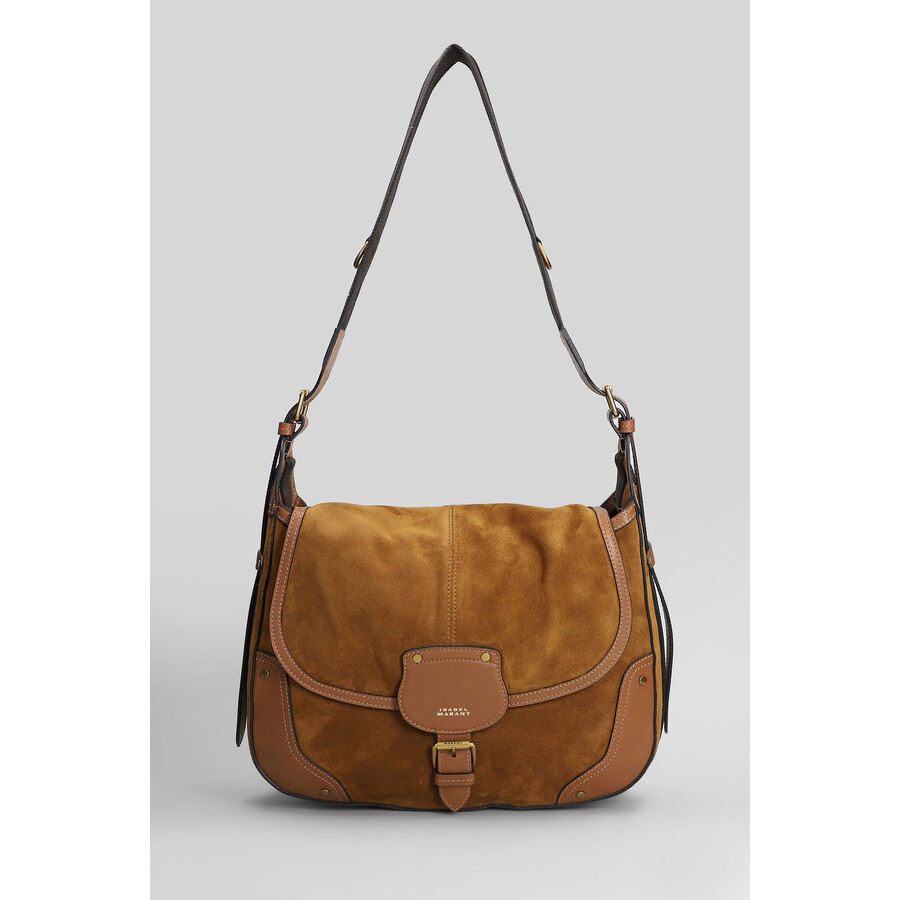 Isabel Marant Sierra Shoulder Shoulder Bag In Leather Color Suede