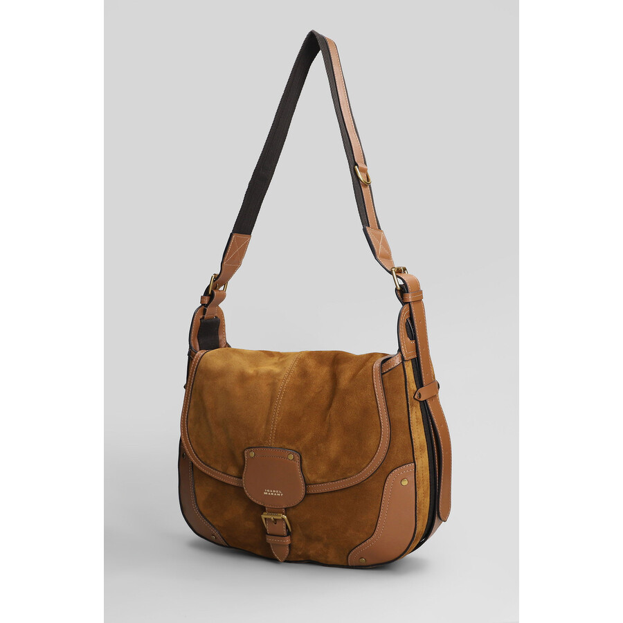 Isabel Marant Sierra Shoulder Shoulder Bag In Leather Color Suede