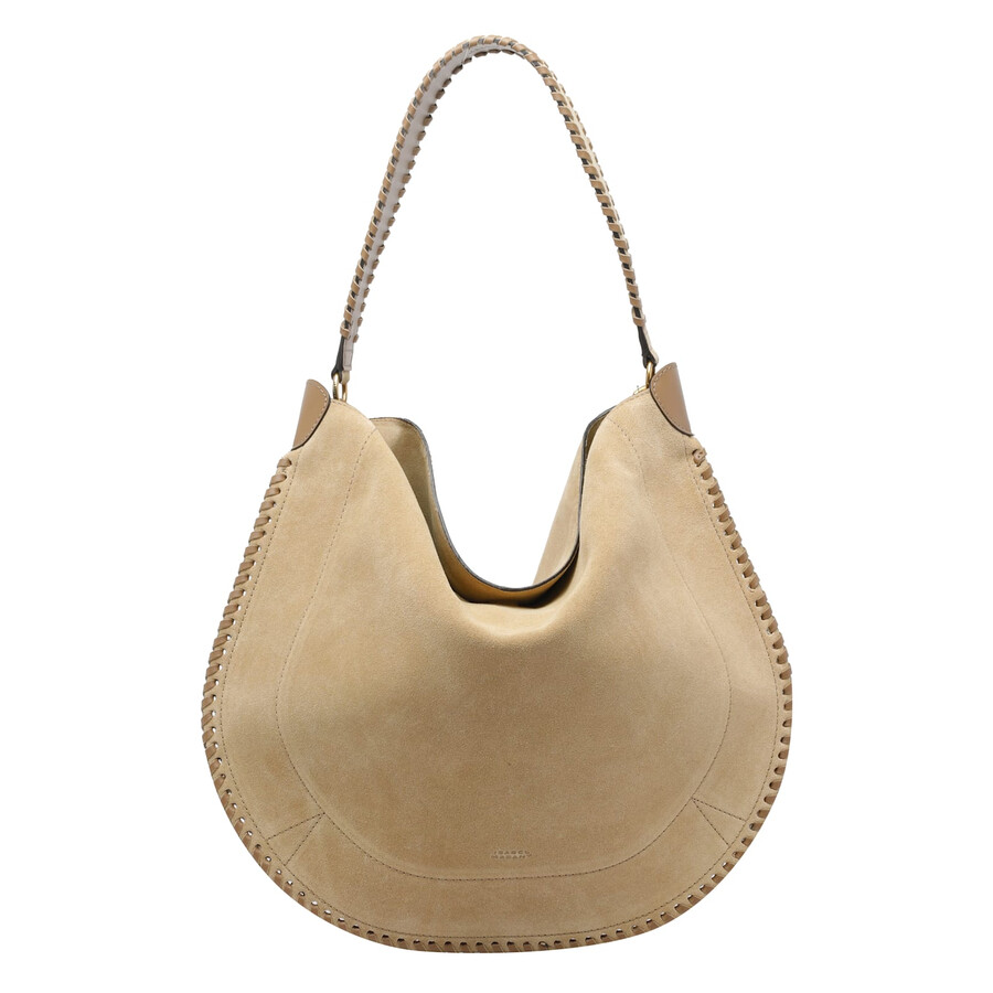 Isabel Marant Soft Oskan Hobo Bag In Sand