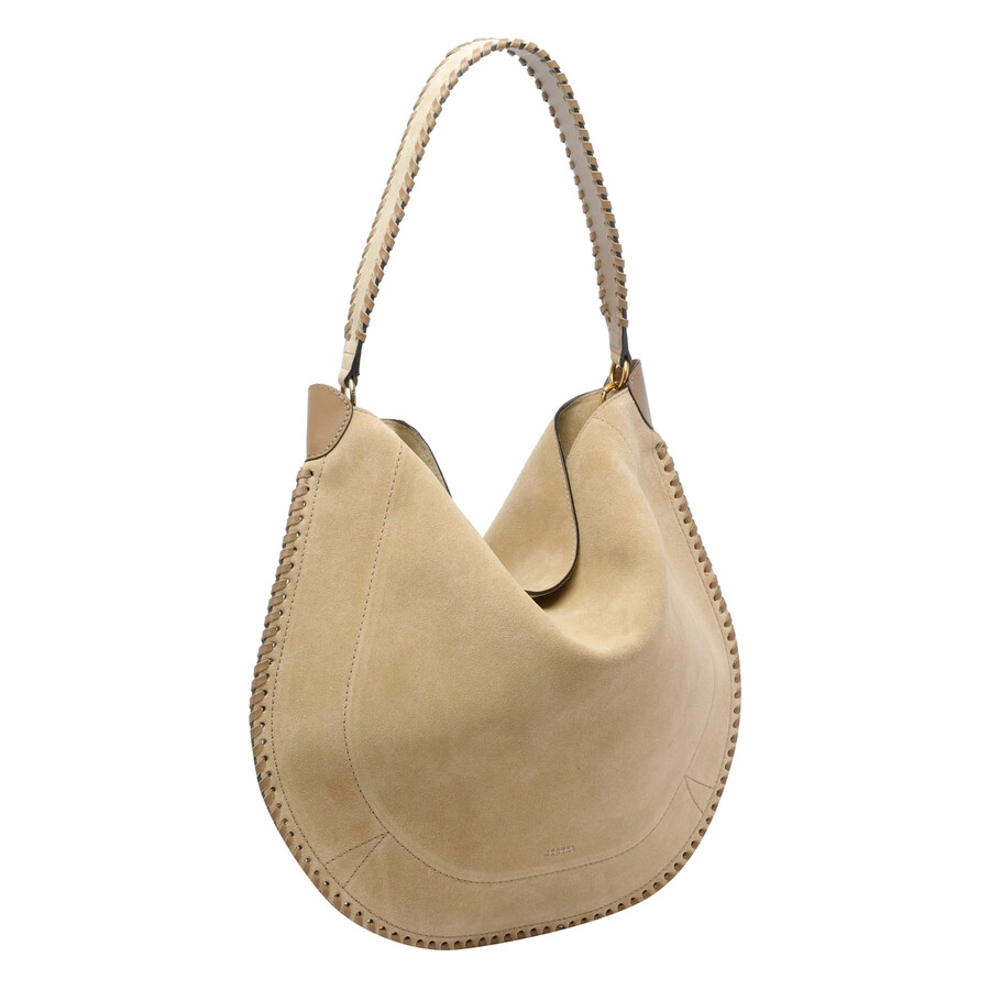 Isabel Marant Soft Oskan Hobo Bag In Sand