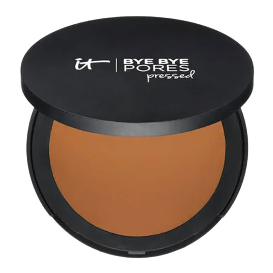 It Cosmetics Ladies Bye Bye Pores Pressed Setting Powder Powder 0.31 oz Translucent Tan Rich Makeup  In Brown
