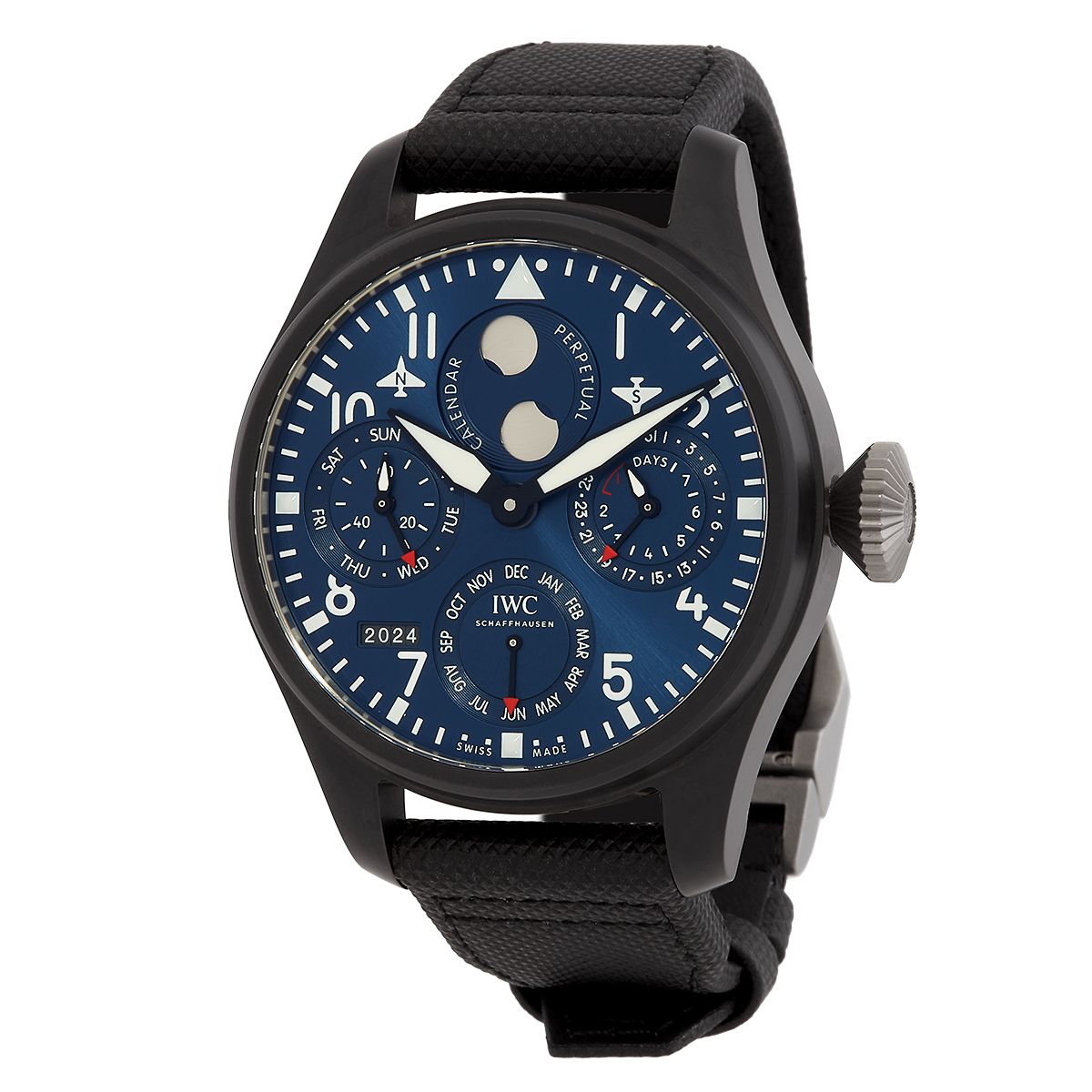 IWC Big Pilot's Chronograph "Rodeo Drive" Automatic Blue Dial Men's Watch IW503001