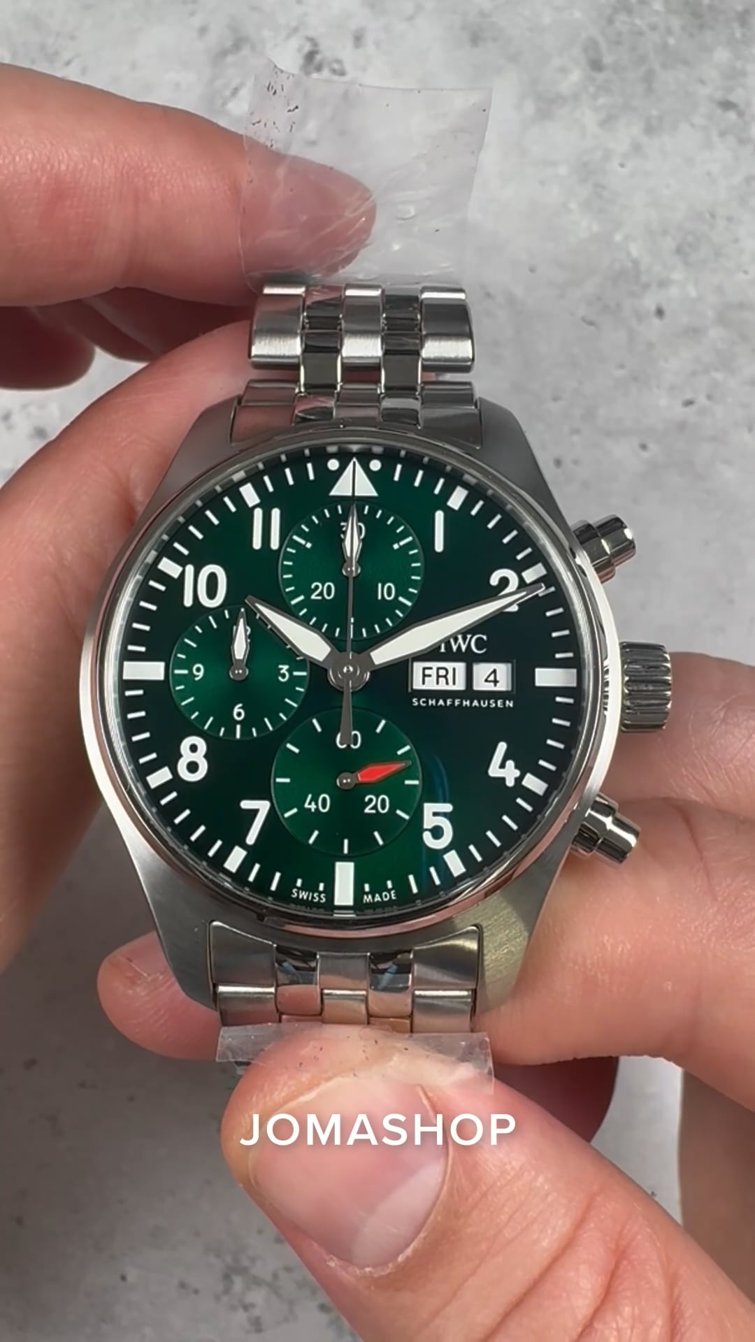 IWC Pilot Chronograph 41 Automatic Green Dial Men's Watch IW388104