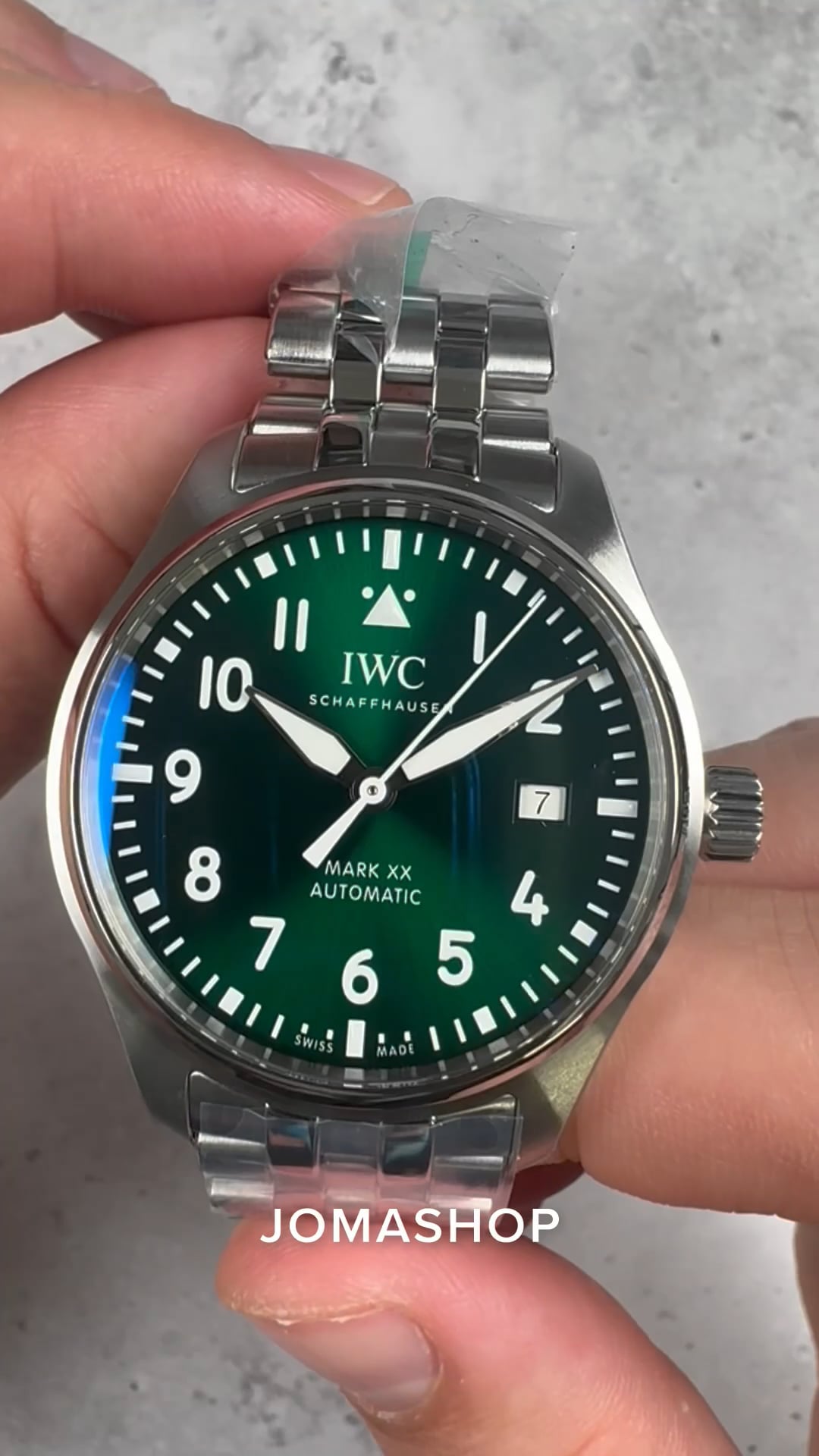IWC Pilot Mark XX Automatic Green Dial Men's Watch IW328206