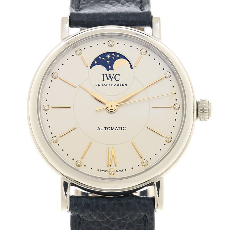 Portofino Automatic Diamond White Dial Men's Watch