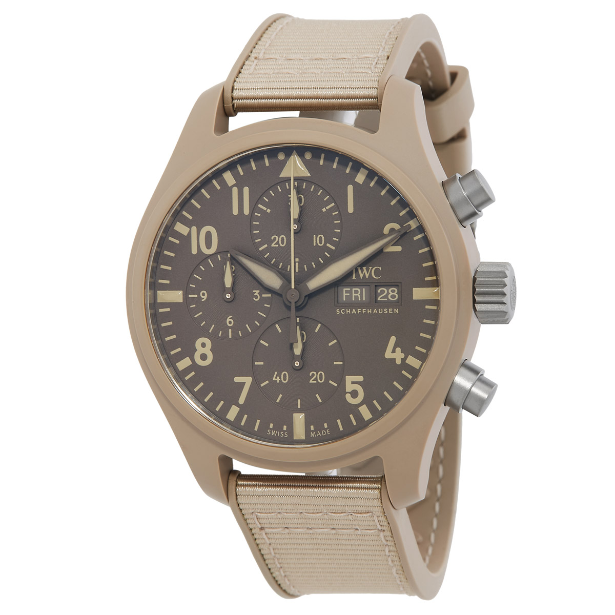 Top Gun Mojave Desert Chronograph Automatic Brown Dial Men's Watch