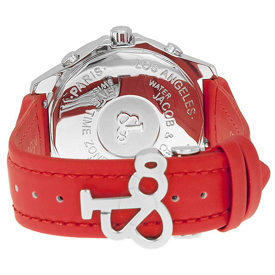 Jacob and Company Five Time Zone DiamondAccented MultiColored Dial