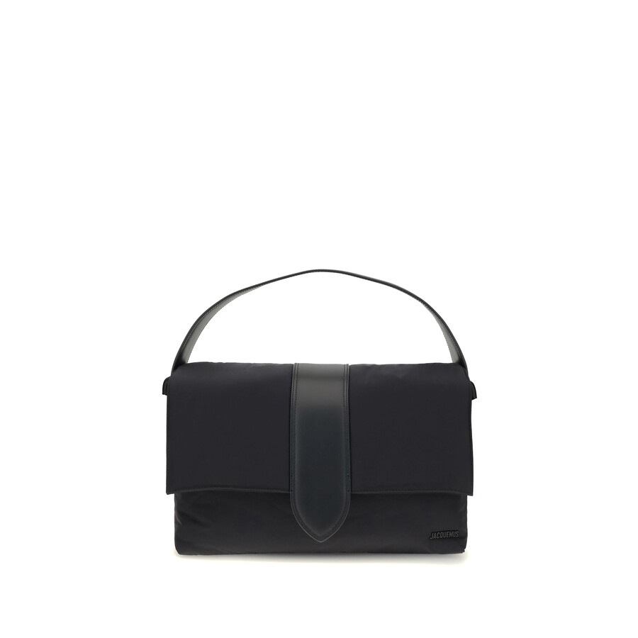 Jacquemus Le Bambino Nylon Messenger Bag In Black