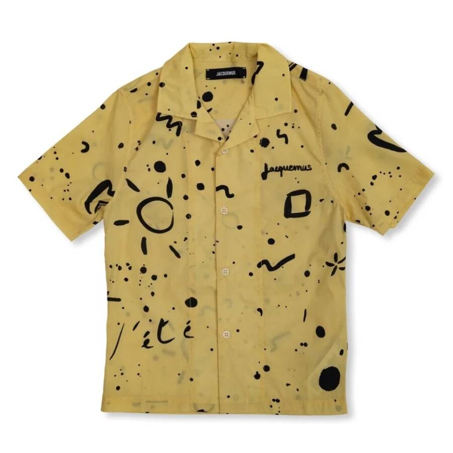 Boys Abstract Print Short-Sleeved Shirt