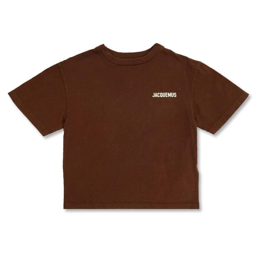 Kids Manches Logo Print T-Shirt