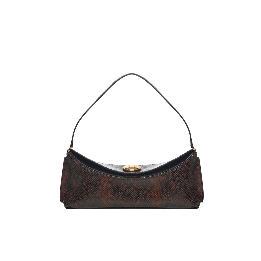 Jacquemus La Pochette Ovalo Shoulder Bag In Brown
