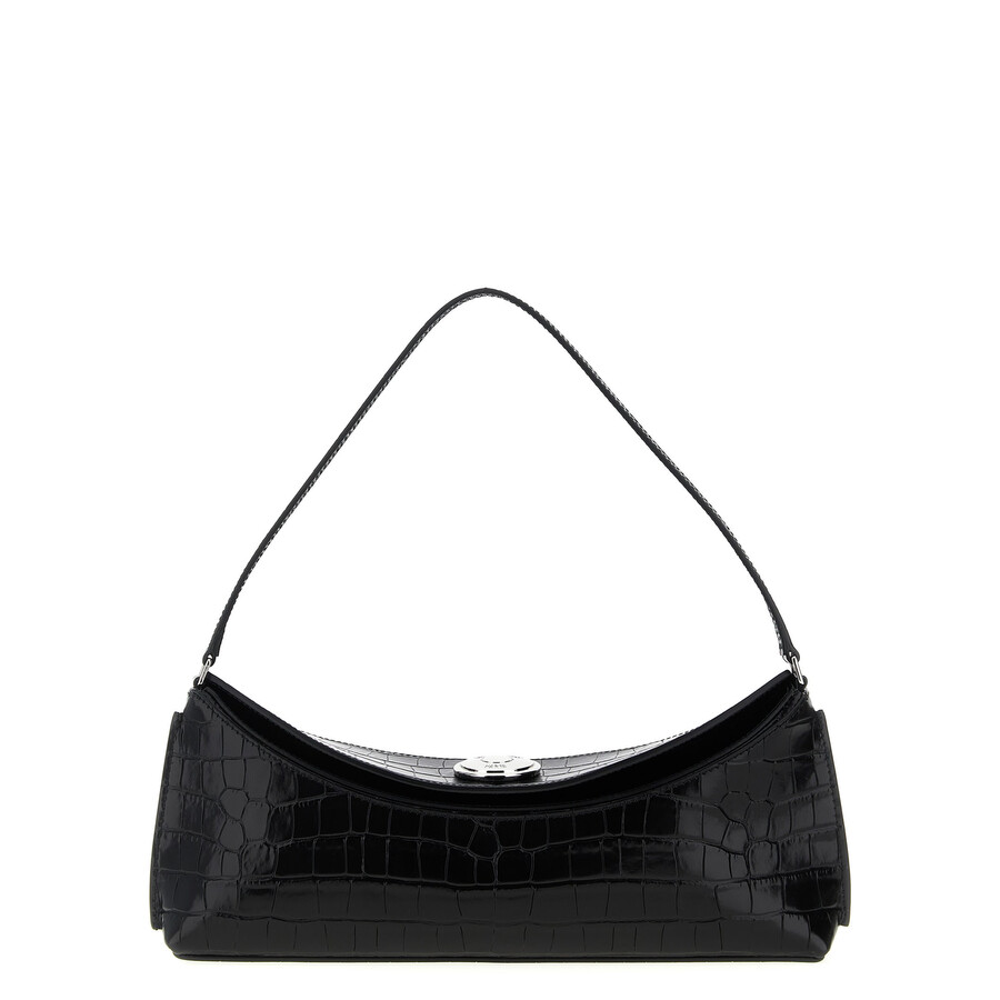 Jacquemus La Pochette Ovalo Shoulder Bag In Black