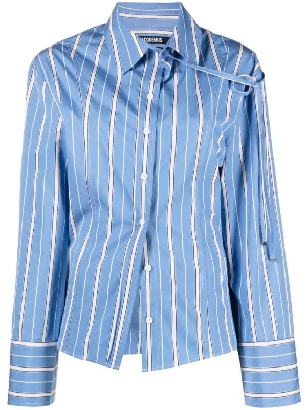 Blue Jasmine Chiffon Shirt