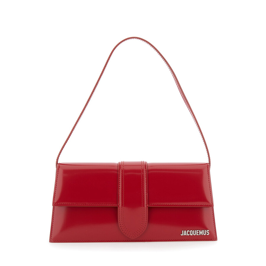Jacquemus La Petite Pochette Rond C Shoulder Bag In Red