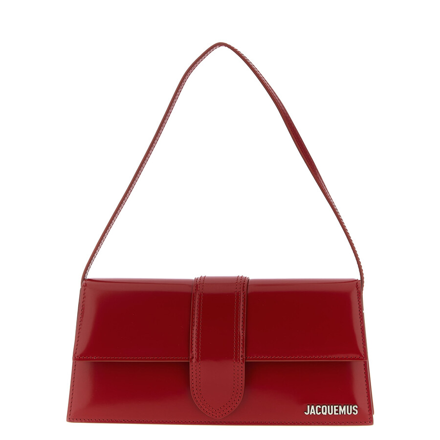 Jacquemus Le Bambino Long Shoulder Bag In Red