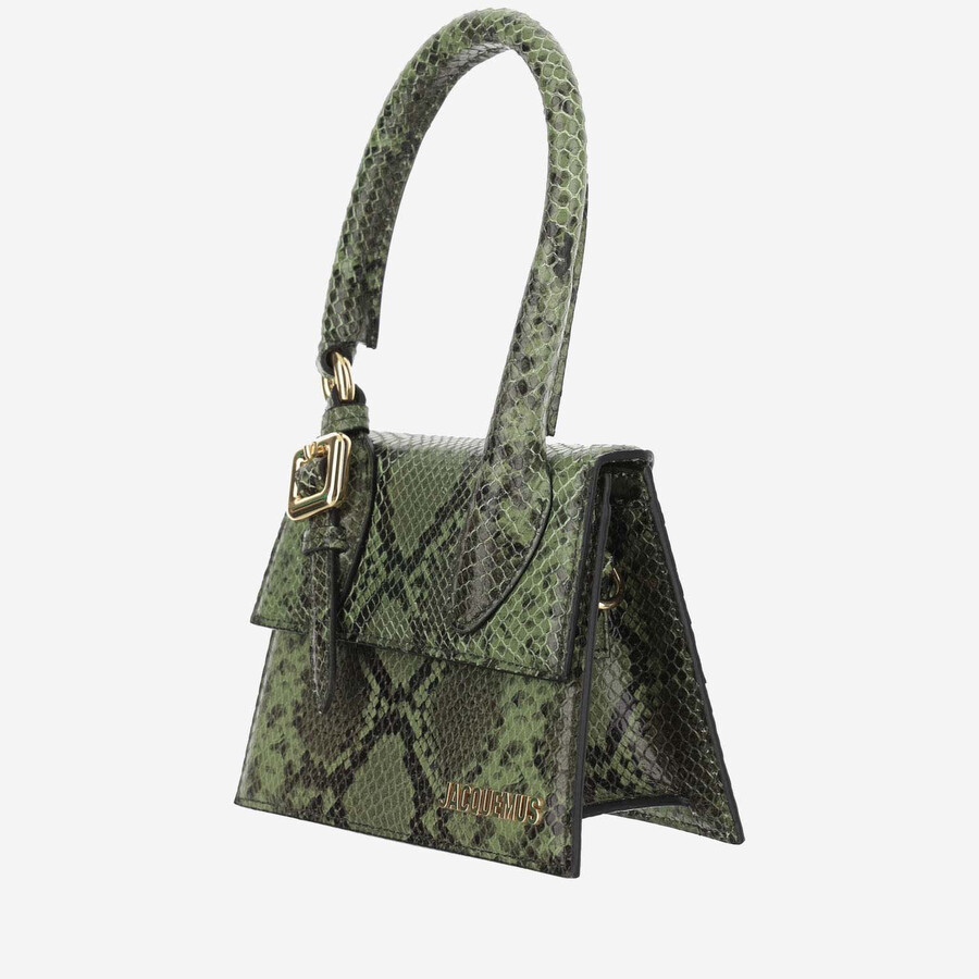 Jacquemus Le Chiquito Moyen Boucle Bag In Green