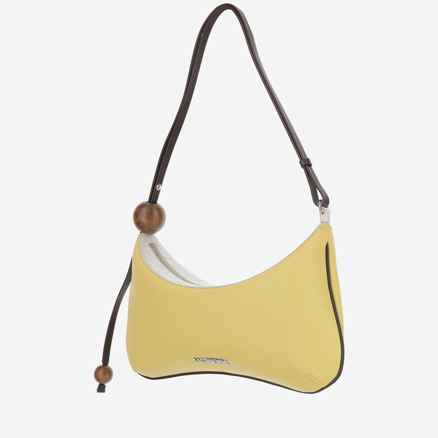 Jacquemus Le Grand Bisou Pearl Bag In Yellow