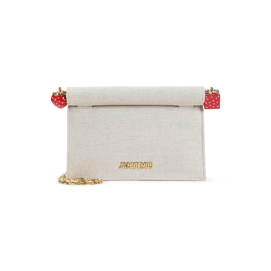 Jacquemus Le Petit Pochette Rond C Handbag In White