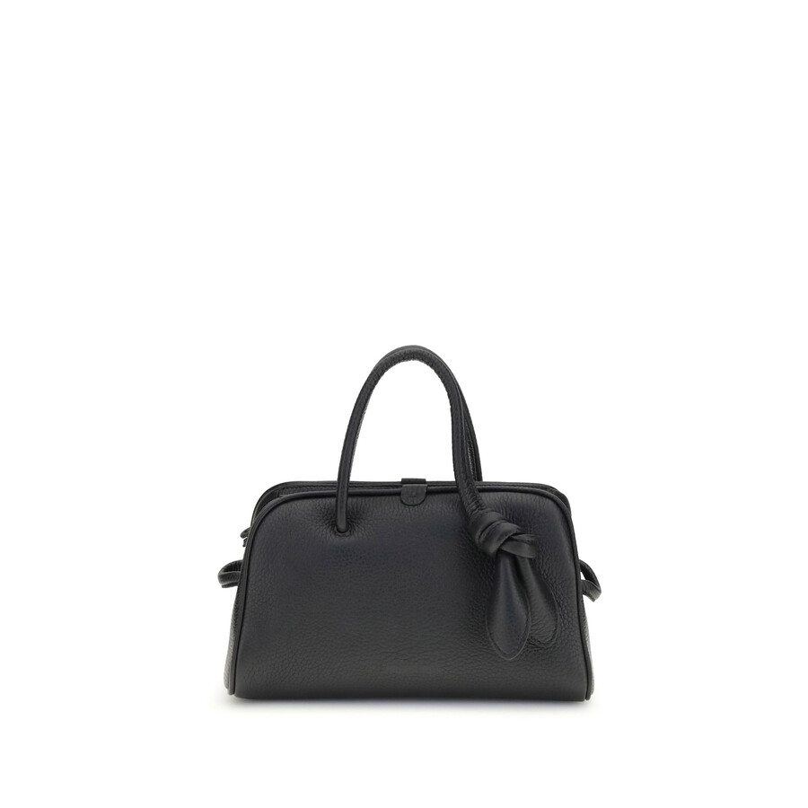 Jacquemus The Turismo Large Leather Shoulder Bag In Black