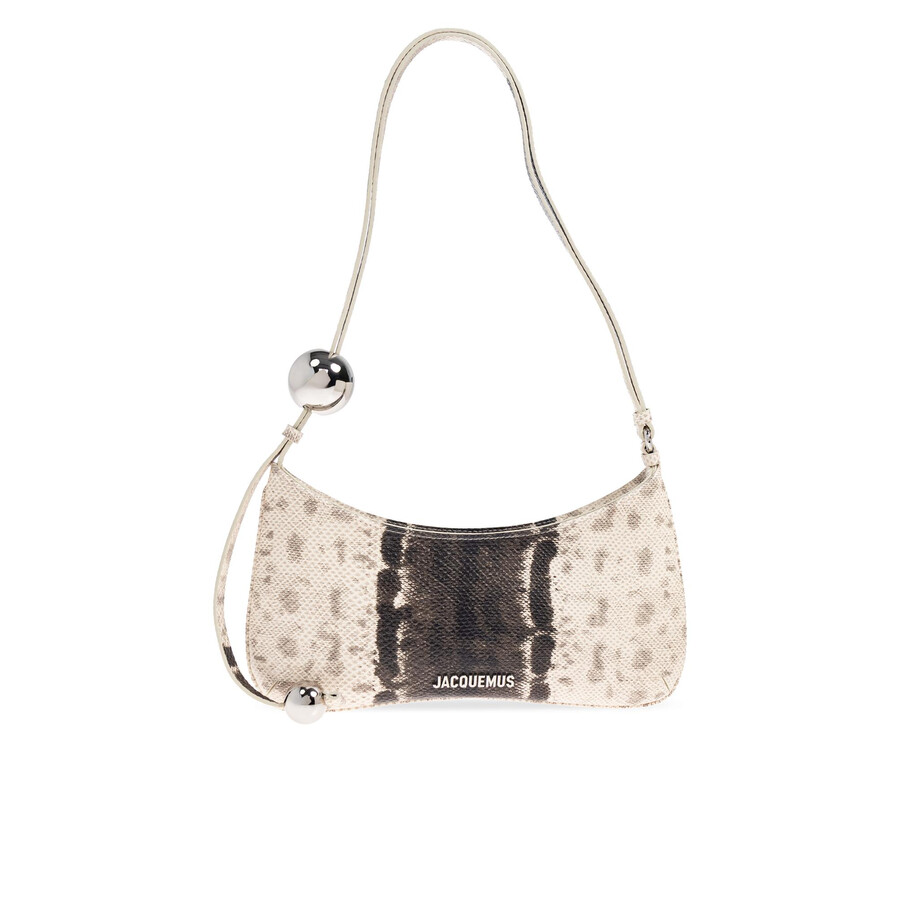 Jacquemus Shoulder Bag Le Bisou Perle In Sand