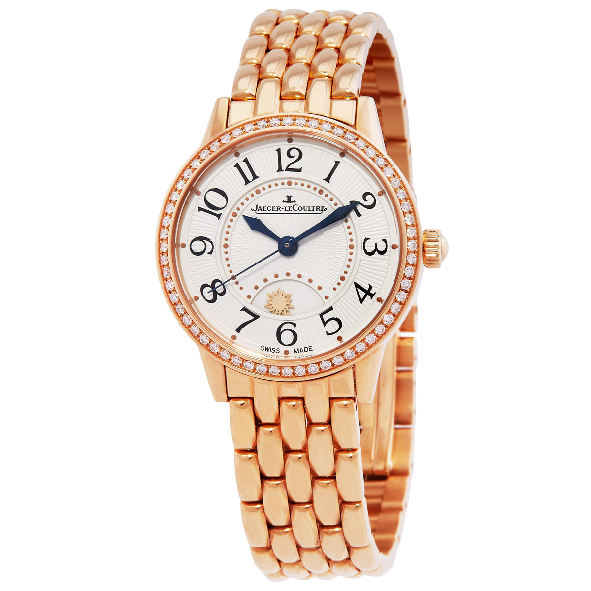 Jaeger LeCoultre Rendez-Vous Silver Dial 18kt Rose Gold Automatic Ladies Watch Q3462121