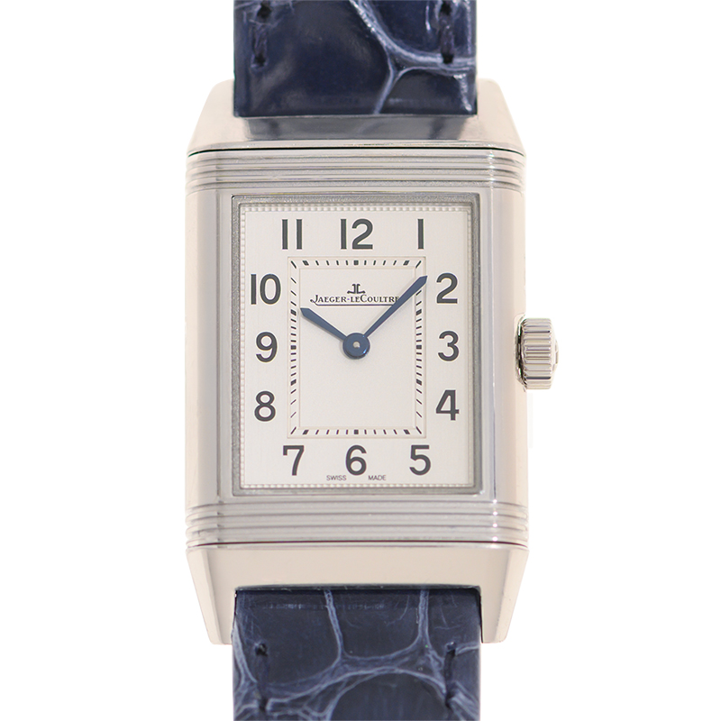 Jaeger LeCoultre Reverso Classic Monoface Quartz Silver Dial Ladies Watch Q2618541