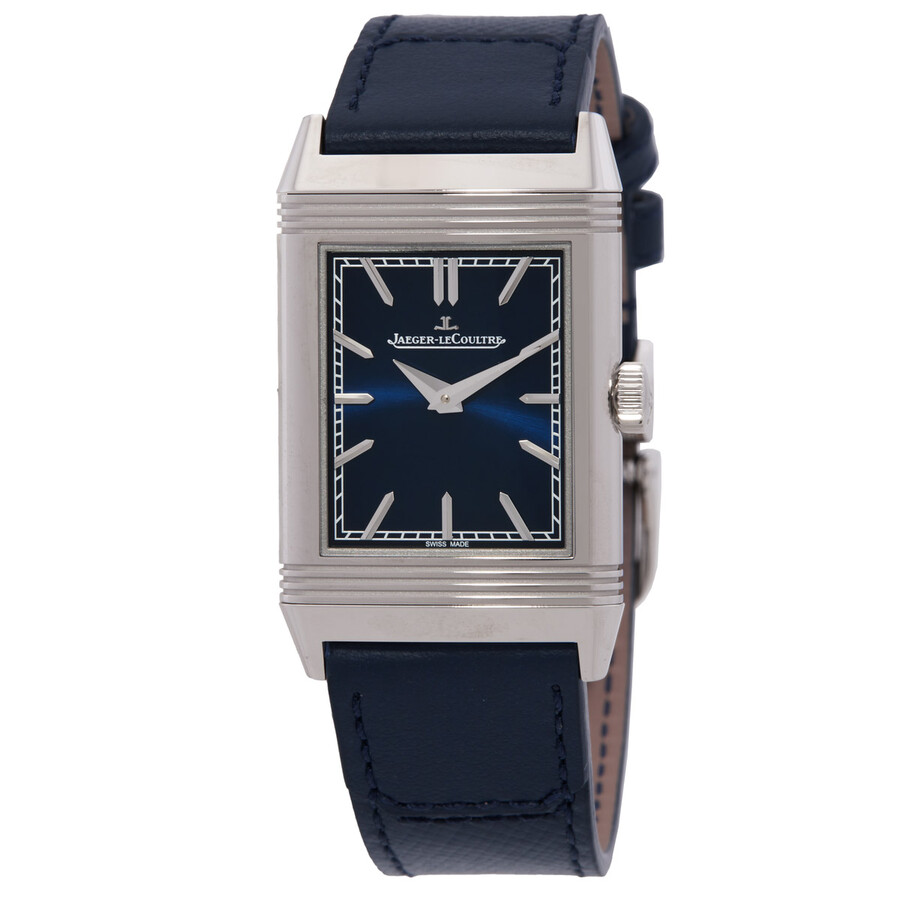 Jaeger LeCoultre Reverso Tribute Monoface Hand Wind Blue Dial