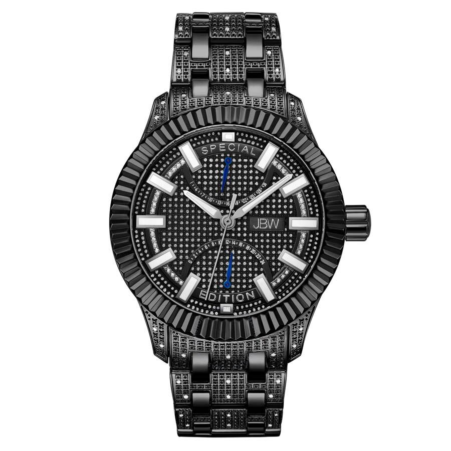 JBW Crowne Black Dial Men's Watch J6363D 738964030091
