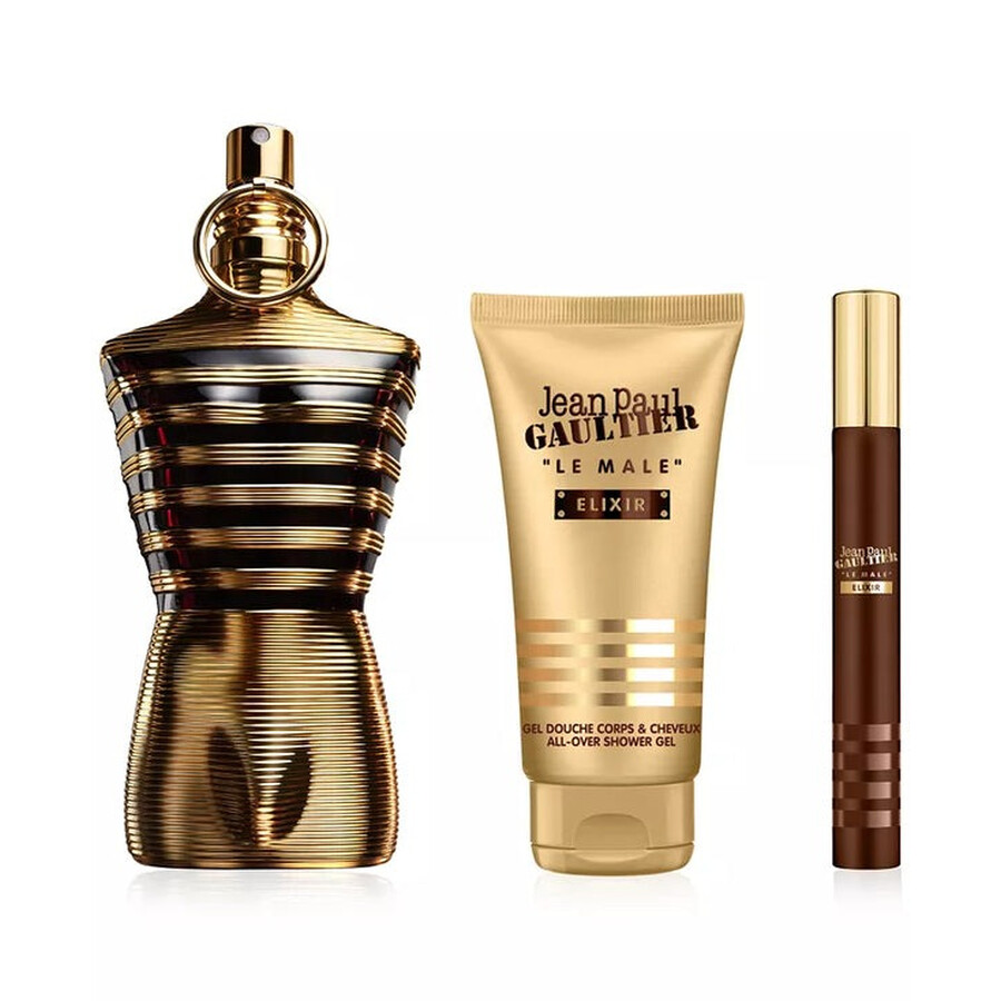 Jean Paul Gaultier Men's Le Male Elixir Gift Set Fragrances