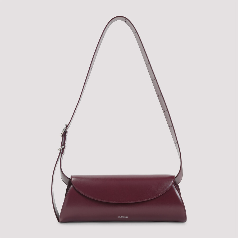 Jil Sander Cannolo Sm Handbag In Purple