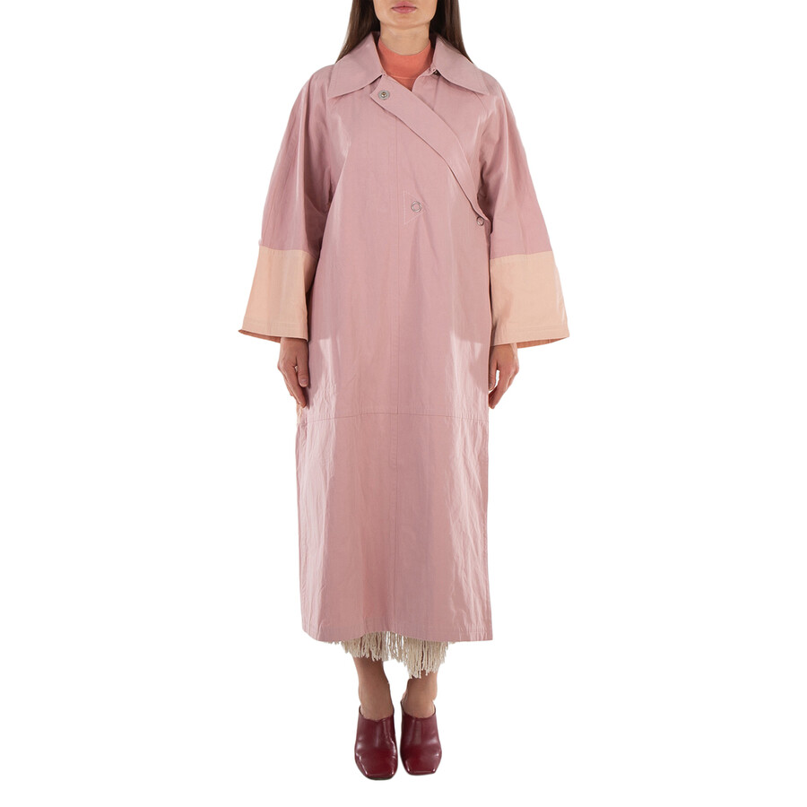 Crop Sleeved Mid-Length Trench Coat, Brand Size 36 (US Size 4)
