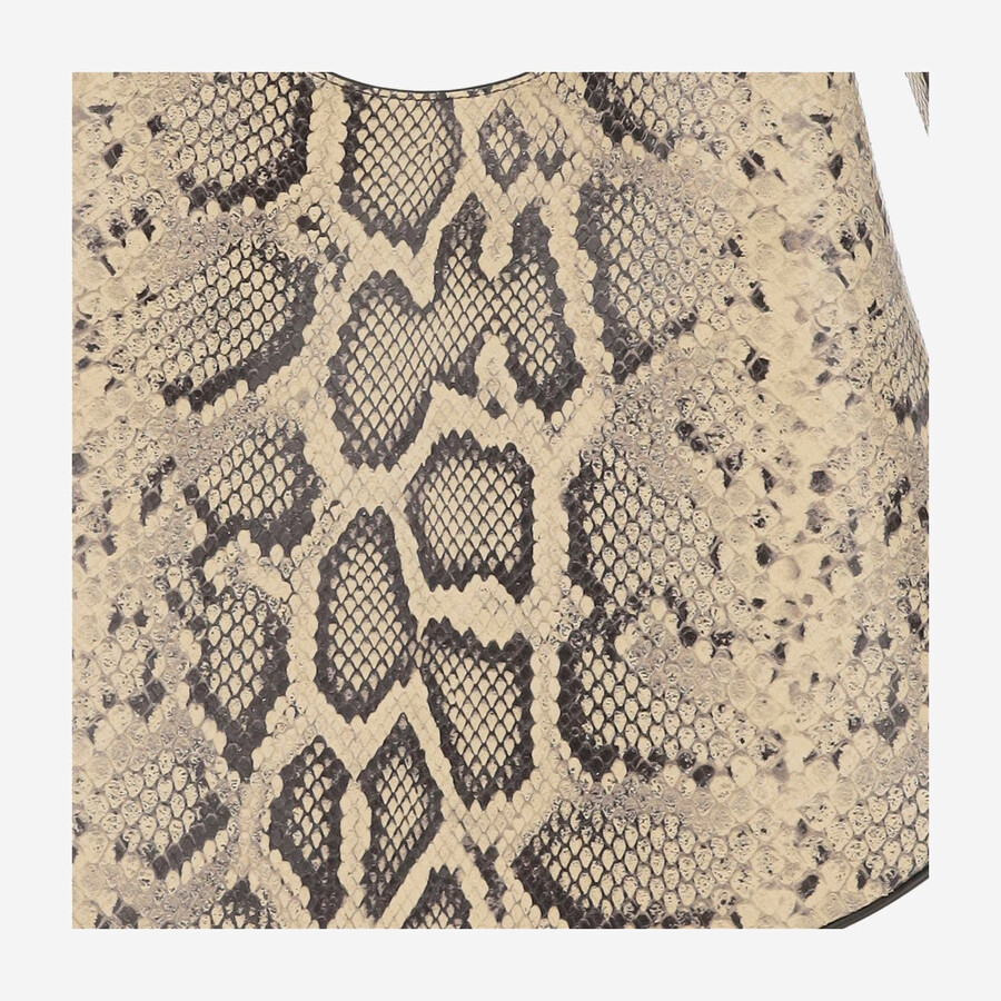 Jil Sander Eldorado Medium Leather Shoulder Bag In Neutral