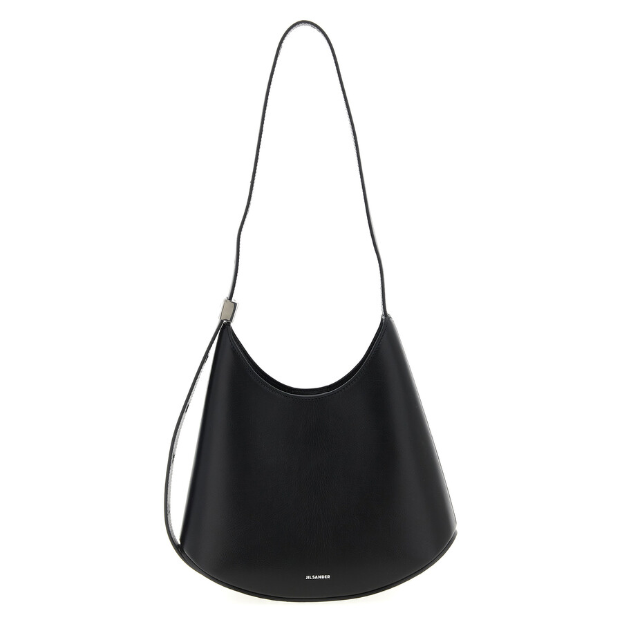 Jil Sander Eldorado Small Shoulder Bag In Black