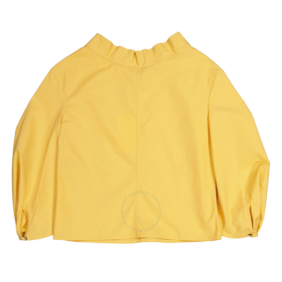Jil Sander Ladies Sunbeam Cowl-effect Cotton Blouse
