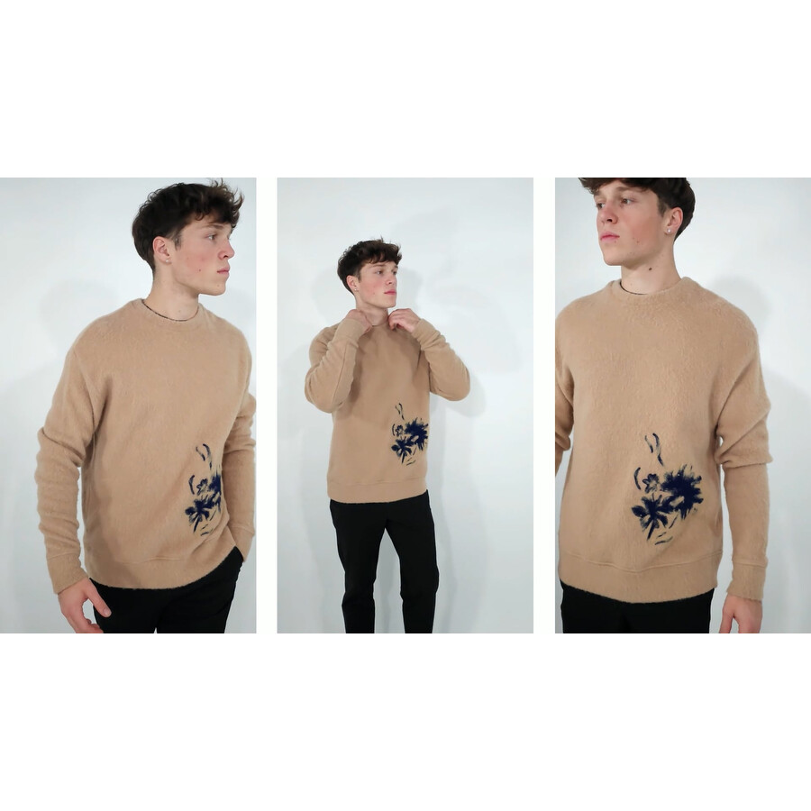 Jil Sander Long-Sleeved Crewneck Sweater, Brand Size 46 (US Size