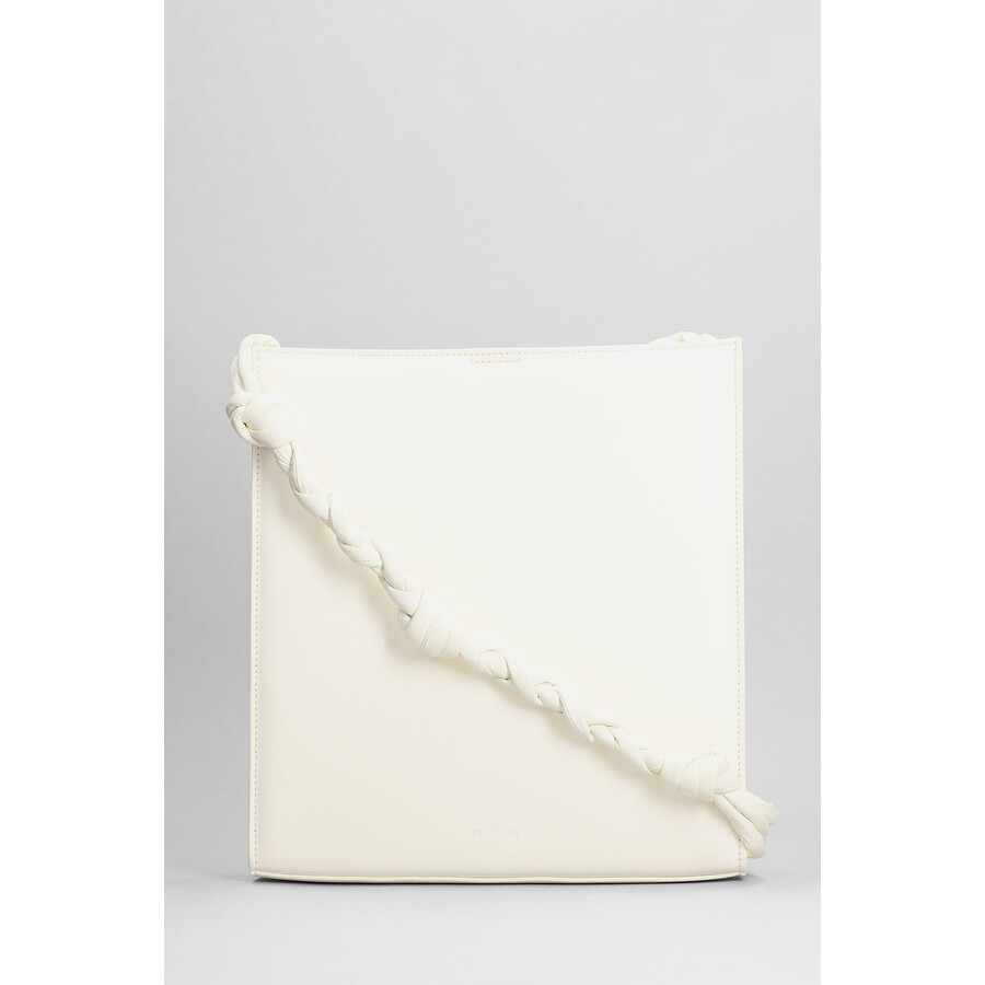 Jil Sander Small Tangle Shoulder Bag In White
