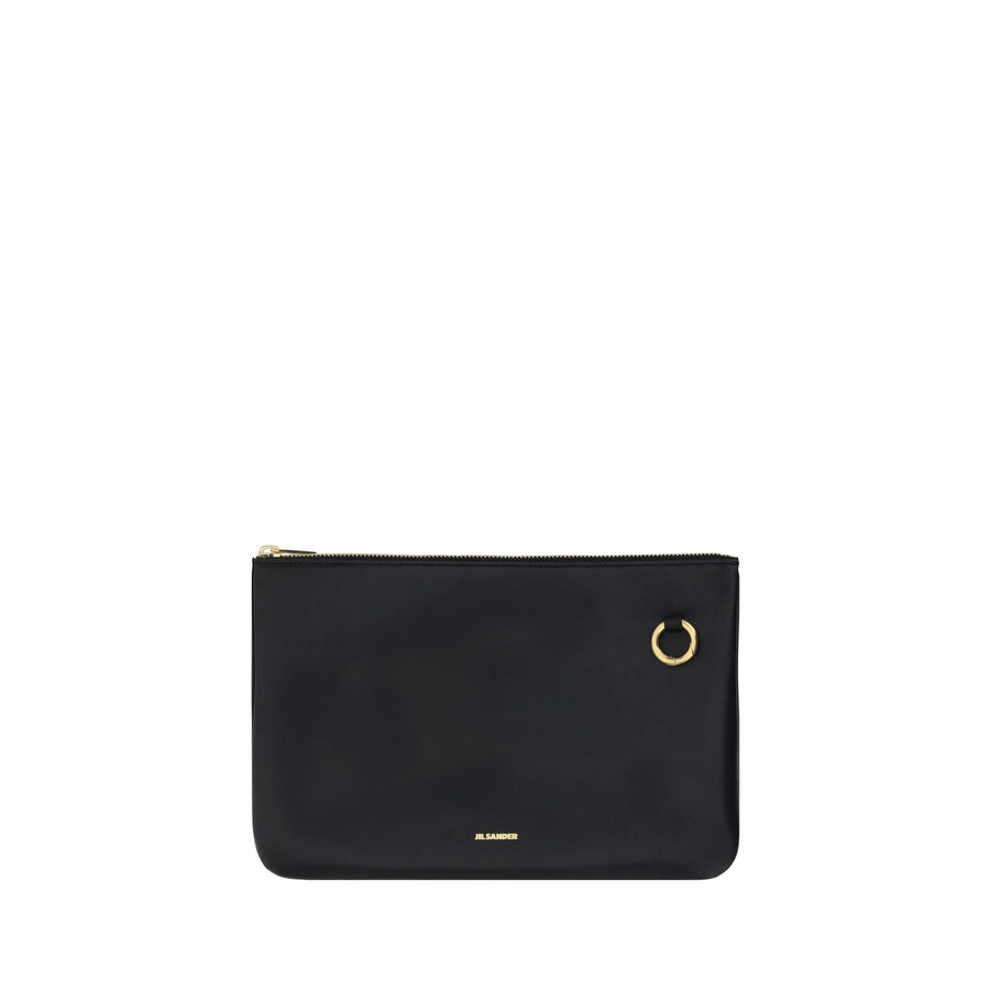 Jil Sander Shoulder Bag In Black