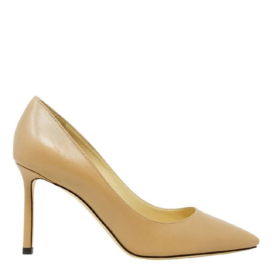 Jimmy Choo 85 Romy Leather Pumps, Brand Size 35 ( US Size 5