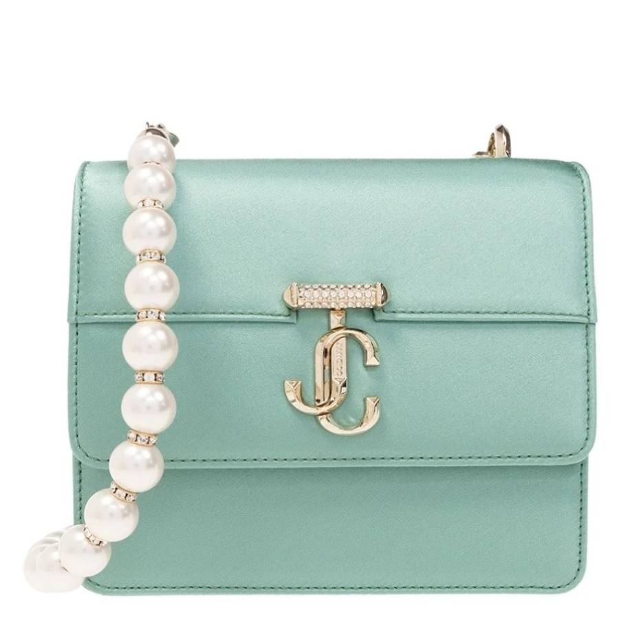 Jimmy Choo Avenue Quad XS Satin Shoulder Bag 232AVENUE QUAD/XS RAO