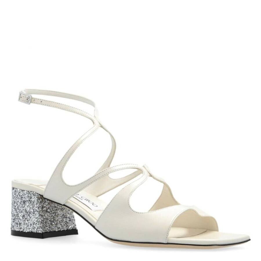 Jimmy Choo Azilia 45 Sandals In White