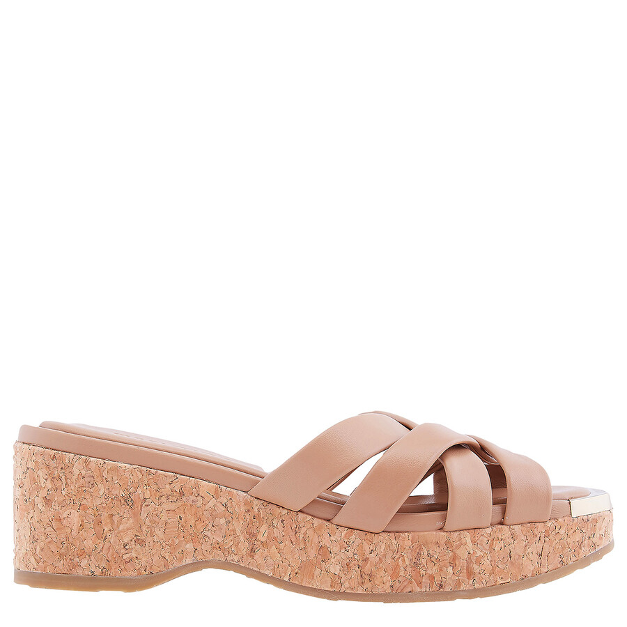 Jimmy Choo Biscuit Maribou 50 Sandals