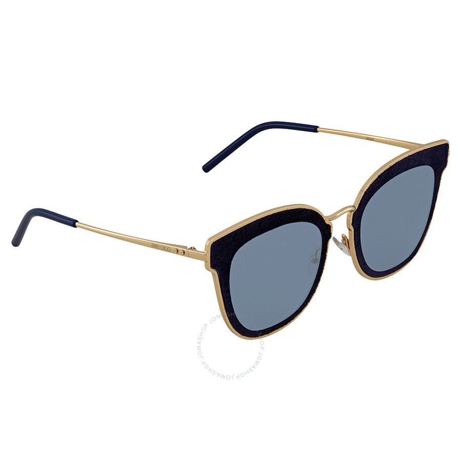 Jimmy Choo Blue Square Sunglasses NILE/S 63A9 63 762753404657