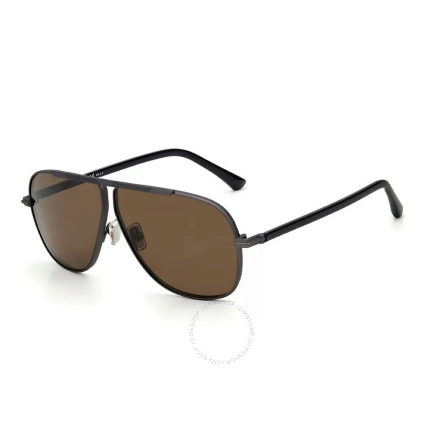 Jimmy Choo Bronze Polarized Pilot Men's Sunglasses EWAN/S0R8061