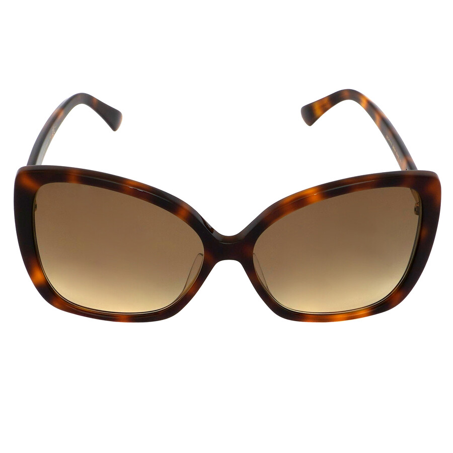 Jimmy Choo Brown Gradient Butterfly Ladies Sunglasses BECKY/F/S 0086/HA