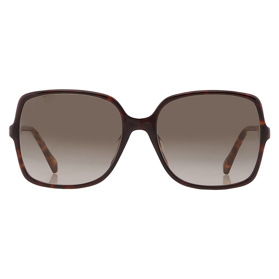 Jimmy Choo Brown Gradient Square Ladies Sunglasses EPPIE/G/S 0086/HA 57 716736429212