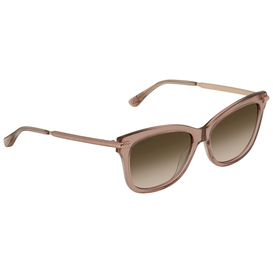 Jimmy Choo Brown Gradient Square Ladies Sunglasses SHADES W66 55