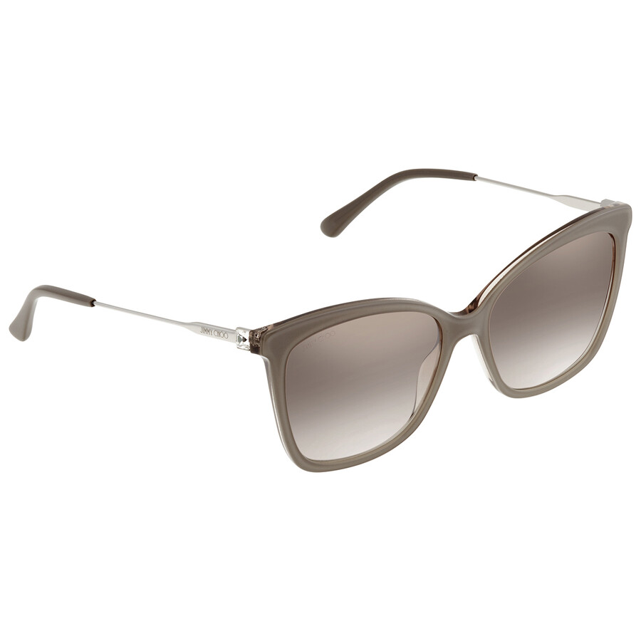 Jimmy Choo Brown Mirror Butterfly Ladies Sunglasses MACI/S 06RI/NQ 55