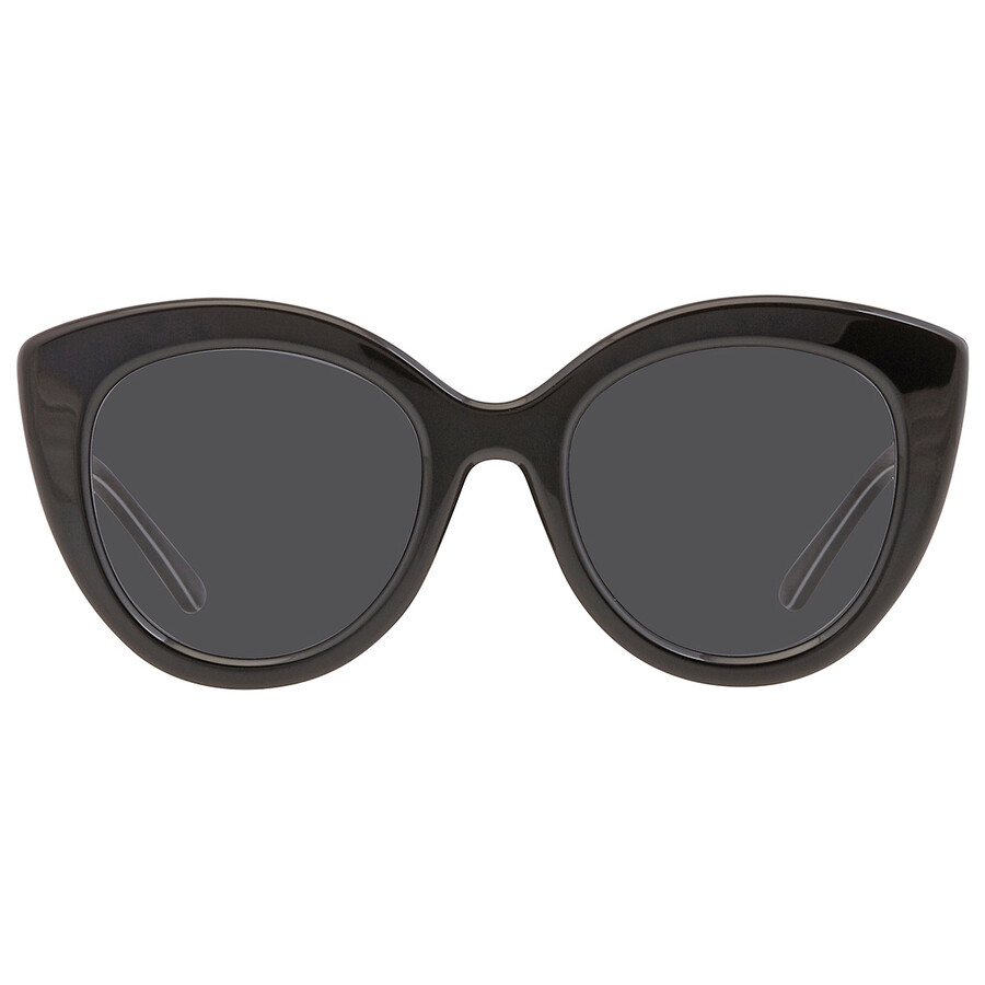 Jimmy Choo Dark Grey Cat Eye Ladies Sunglasses LEONE/S 01EI/IR 52 716736410975 Sunglasses